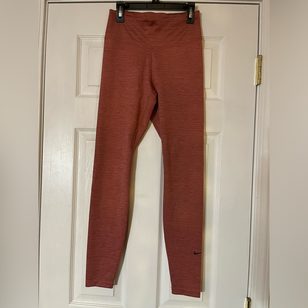 Nike Dri Fit Burnt Orange Full Length Leggings Small